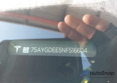 2022 Tesla Model Y from USA, damaged, VIN 7SAYGDEE5NF516604